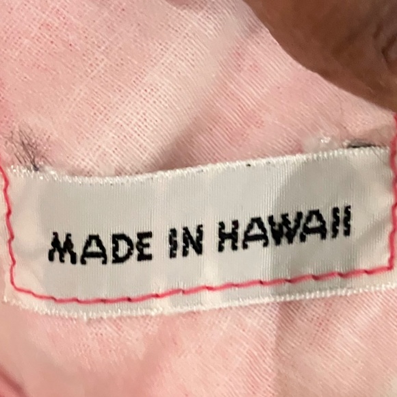 Hot pink floral Hawaiian print, maxi dress - Picture 10 of 10